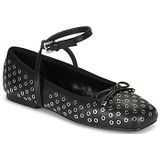 Michael Kors, Dames, Schoenen, Zwart, Maat: 35 EU Leer,
