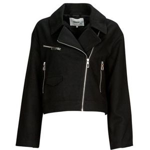 Only  ONLNANCY BIKER JACKET OTW  jassen  dames Zwart