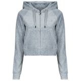 Juicy Couture  Madison Classic Velour Hoodie With Juicy  Logo  jassen  dames Grijs