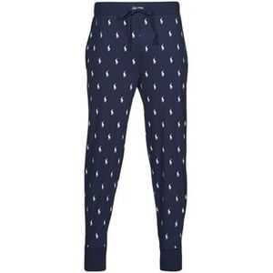 Polo Ralph Lauren - Pyjamabroek - Blauw - Katoen - Bedrukt Pony Player