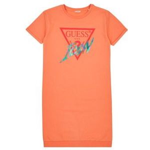 Guess  ROLLED UP SLEEVES TERRY DRESS  Jurken kind Oranje