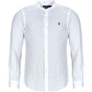 Polo Ralph Lauren - CHEMISE AJUSTEE SLIM FIT EN LIN COL MAO - Overhemd - Wit