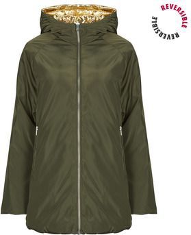 ONLY - Omkeerbare Parka - Kakigroen - Halflang - Met Kap