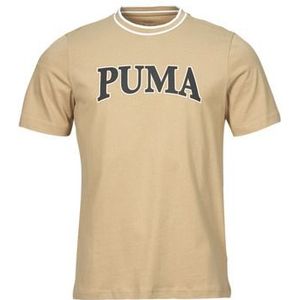 Puma - PUMA SQUAD BIG GRAPHIC TEE - T-shirt - Beige