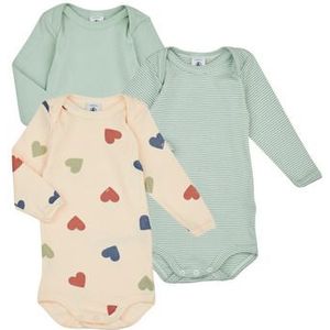 Petit Bateau  BODY US ML PACK X3  Pyjama's / nachthemden kind Groen