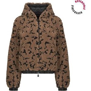 EA7 Emporio Armani - Damesjack - Teddybont - Los Model - Capuchon