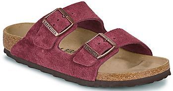 Birkenstock, Dames, Schoenen, Rood, Maat: 35 EU Leer,