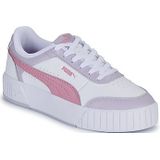 PUMA - Carina Mia - Sportschoenen - Wit/Roze/Violet - Leer