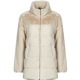 Only - ONLWANJA FUR PUFFER MIX COAT CC OTW - Donsjas - Beige