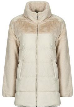 Only - ONLWANJA FUR PUFFER MIX COAT CC OTW - Donsjas - Beige