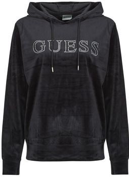 Guess Active - Sweatshirt - Zwart - Met Kap - Lange Mouwen - Rhinestones