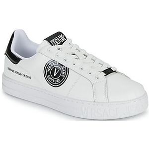 Versace Jeans Couture - Sneakers - Wit - Heren - Met Zwarte Details