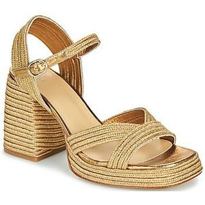 Castañer - Valle - Pumps - Geel - 10 cm Hakhoogte