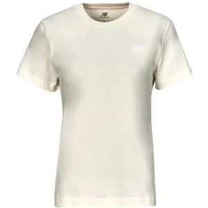 New Balance  SMALL LOGO T-SHIRT  Shirts  dames Beige