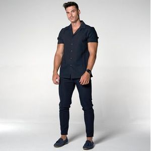 THEAD.  THOMAS SHIRT  overhemden  heren Marine