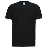 PUMA - T-shirt - Zwart - Katoen - Korte Mouwen - Made in France