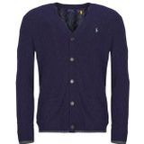 Polo Ralph Lauren - Gebreid Vest - Marine / Grijs Gemêleerd