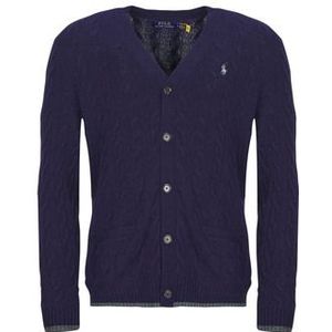 Polo Ralph Lauren - Gebreid Vest - Marine / Grijs Gemêleerd