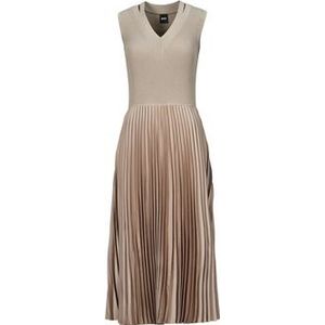 BOSS  Farara  jurken  dames Beige