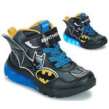 Geox - J CIBERDRON BOY - Sneakers - Zwart/geel - Lichtgevende Schoen