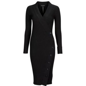 Guess  LS CECILE BODYCON DRESS  jurken  dames Zwart