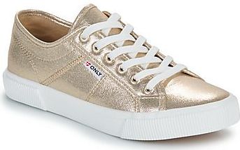 ONLY SHOES - Nicola - Sneakers - Goudkleur - Katoen