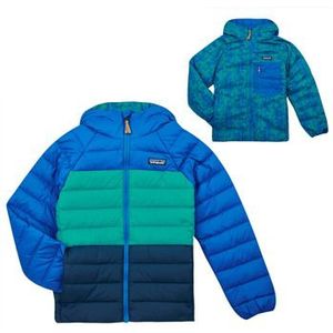 Patagonia  K'S REVERSIBLE DOWN SWEATER HOODY  jassen  kind Blauw