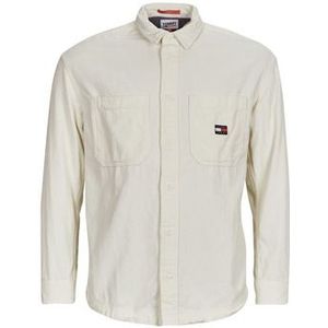 Tommy Jeans  TJM CASUAL CORDUROY OVERSHIRT  overhemden  heren Wit