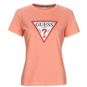 Guess  SS CN ORIGINAL TEE  Shirts  dames Roze