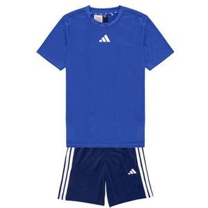 adidas - J TR-ES 3S SET - Trainingspak - Royal blue/white - 2-delig