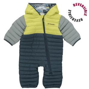 Columbia - Powder Lite Ii - Reversible Overall - Groen - 6-12 Maanden - Jongens, Meisjes