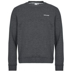 PEPEJEANS - Fleece Sweatshirt - Zwart - Katoen - Normale Pasvorm
