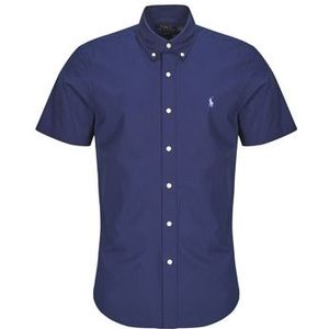 POLO RALPH LAUREN - Aansluitend Hemd - Marineblauw - Katoen