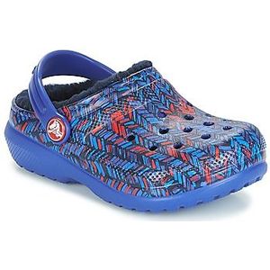 Crocs  CLASSIC LINED GRAPHIC CLOG K  klompen  kind Blauw