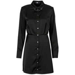 Karl Lagerfeld  karl charm satin shirt dress  Jurken dames Multicolour
