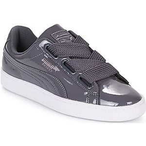 Puma  WN BASKET HEART PATENT.IRO  Sneakers  dames Grijs