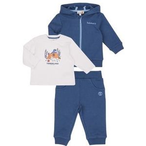 Timberland  ENS.PANTALON+CARDIGAN+T.SHIRT T60241  Setjes kind Blauw