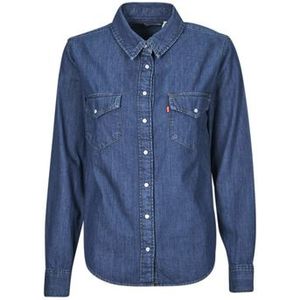 Levis  ICONIC WESTERN  Blouses  dames Blauw