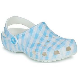 Crocs  Classic Gingham Clog K  klompen  kind Wit