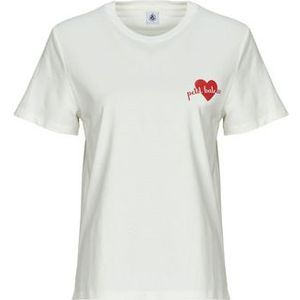 Petit Bateau - Le Droit - T-shirt - Wit - Korte Mouwen - Dames