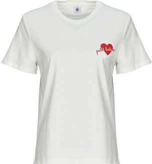 Petit Bateau - Le Droit - T-shirt - Wit - Korte Mouwen - Dames