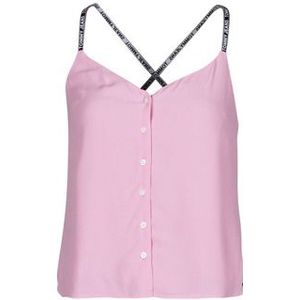 Tommy Jeans  TJW CAMI TOP BUTTON THRU  Blouses  dames Roze