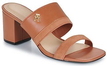 TOMMY HILFIGER - Muiltjes met Hak - Kastanje - Leer
