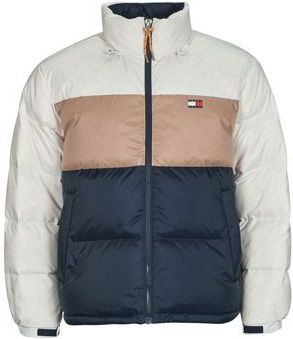 Tommy Jeans Winterjas 'ALASKA DOWN'  beige / ecru / navy