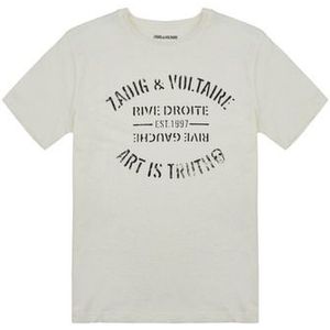 Zadig & Voltaire - X60464 - T-shirt - Beige - Korte Mouwen