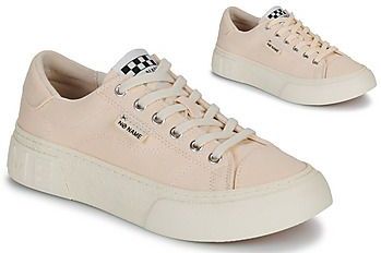 Reset - Beige - Pantoffels - Stof - Plat - Veters - Casual