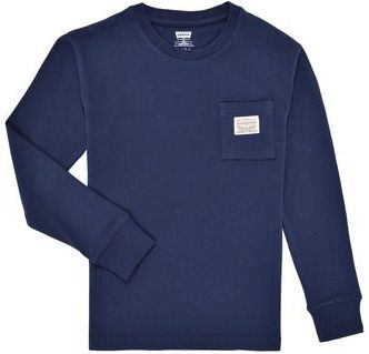 Levi's - LVB LONG SLEEVE POCKET TEE - Shirt - Dress blues - Lange Mouwen