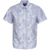 Guess - SS REG PKT COLLAR SHIRT - Overhemd - Blauw