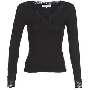 MORGAN - T-shirt - Zwart - Polyamide - Lange Mouwen V-hals