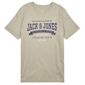 Jack &amp; Jones  JJELOGO TEE SS NECK 2 COL 23/24 NOOS JNR  Shirts  kind Beige